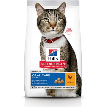 HILL's SP Feline Adult Oral Care, cu Pui 1,5kg