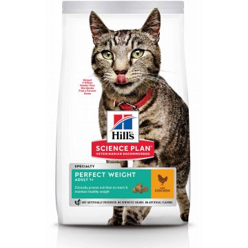 HILL's SP Feline Adult Perfect Weight, cu Pui 2,5kg