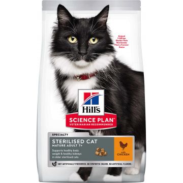 HILL's SP Feline Mature Sterile, cu Pui
