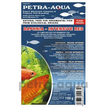 HRANĂ CONGELATĂ Daphnia - roşu intens 100g