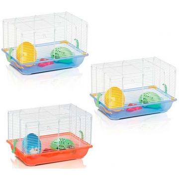 IMAC Cuşcă pentru hamsteri CRICETI 2 - 40x30,5x29cm, diferite culori