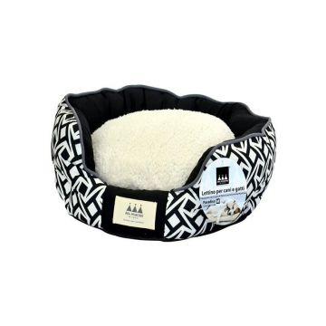 Pat caini si pisici, Aria Marchese Paradiso B&W Geometry, S 48x40x25 cm