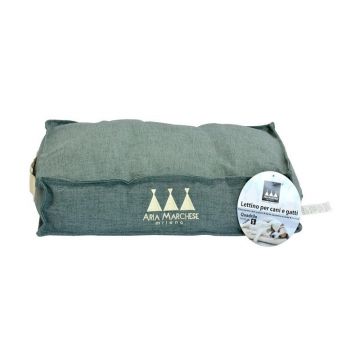 Pat caini si pisici, Aria Marchese Quadrilo Verde, L 91x58x10 cm