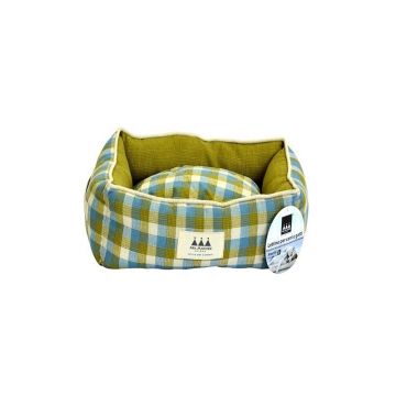 Pat caini si pisici, Aria Marchese Scacchi Verde/ Cadril, S 48x35x17 cm