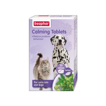 Supliment Caini si Pisici, Beaphar, Calming Tablets, 20 tablete