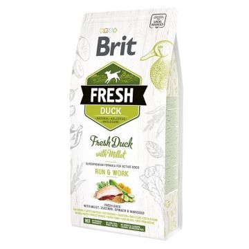 Brit Fresh Duck and Millet Active, 2.5 kg