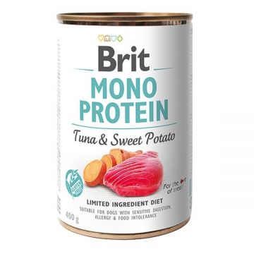 Brit Mono Protein Tuna & Sweet Potato, 400 g