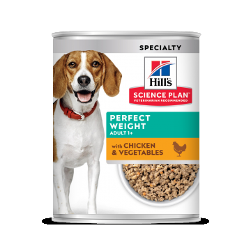 Hill's SP Canine Adult Perfect Weight Chicken and Vegetables, 363 g