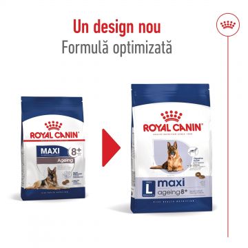 Royal Canin Maxi Ageing 8+ hrana uscata caine senior, 15 kg ieftina