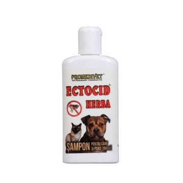 Sampon Ectocid Herba antiparazitar, 200 ml ieftin