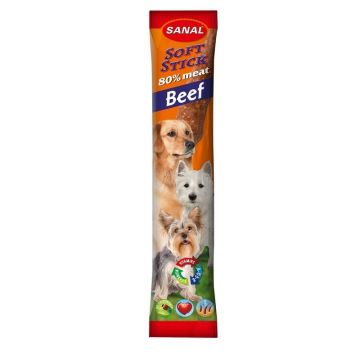 Sanal Dog Softstick Beef, 12 g ieftina