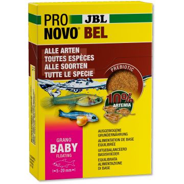 JBL ProNovo Set de hrană granule pentru creşterea puilor de peşti 3 x 10ml