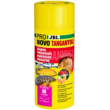 JBL ProNovo Tanganyka M, Hrană sub formă de fulgi pentru ciclide 250ml