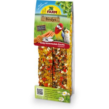 JR FARM Baton pentru nimfe, cu Miere, Scoici şi Morcovi 260g