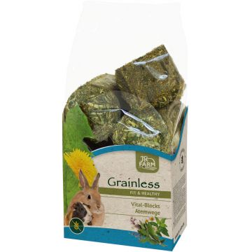 JR FARM Bloc din plante pentru rozătoare şi iepuri pitici 300g