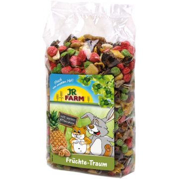 JR FARM Fruity-Dream Delicatesă pentru animale mici, cu fructe şi nuci 200g