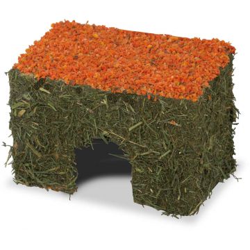 JR FARM Hay-House, casă din fân şi morcovi pentru rozătoare