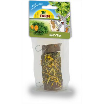JR FARM Roll&Fun, hrană complementară pt rozătoare şi iepuri pitici 120g