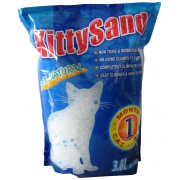 KITTY SAND Nisip silicat pentru pisici, absorbant