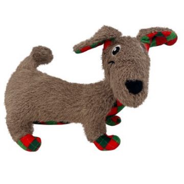 KONG Jucărie pentru câini, Căţeluş, ediţie Crăciun, din pluş, 22,86cm