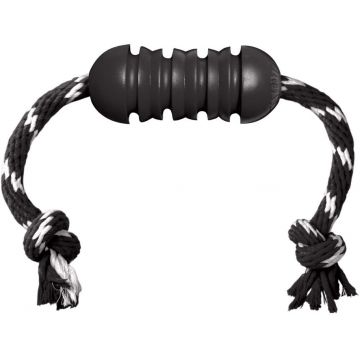 KONG Jucărie pentru câini, Extreme din cauciuc, pentru ros, M, Negru