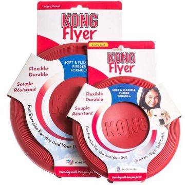 KONG Jucărie pentru câini Flyer European L, 13-30 kg