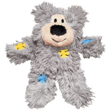 KONG Jucărie pentru pisicuţe Patchwork Bear, diverse culori, 12.70cm