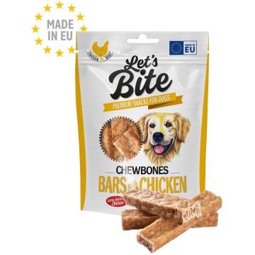 Lets Bite Chewbones - recompense pentru câini, batoane cu Pui 175g