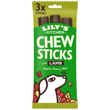 LILY'S KITCHEN Chew Sticks Recompensă pentru câini Miel 120g