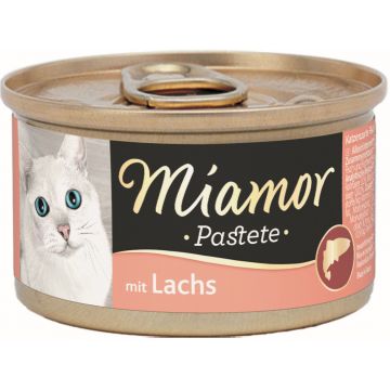 MIAMOR Pate pentru pisici, cu Somon 85g