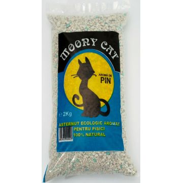 MOONY CAT Nisip igienic pentru pisici, aromă Pin 2kg