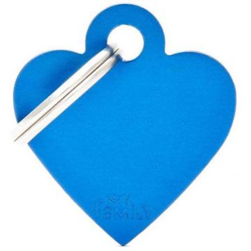 MY FAMILY Basic Medalion pentru gravat, din aluminiu, Inimioară