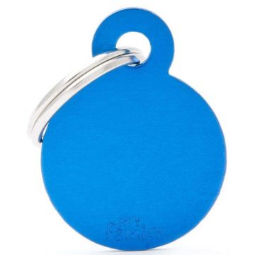 MY FAMILY Basic Medalion rotund pentru gravat, din aluminiu