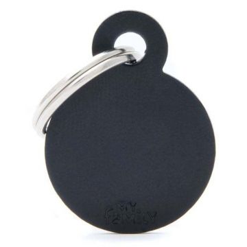 MY FAMILY Basic Medalion rotund pentru gravat, din aluminiu