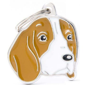 MY FAMILY Friends Medalion pentru gravare Beagle 2,7x2,8cm