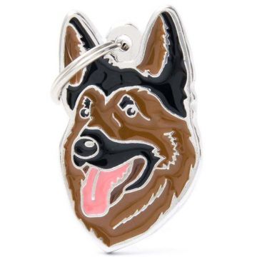 MY FAMILY Friends Medalion pentru gravare Ciobănesc German 2,5x4,2cm