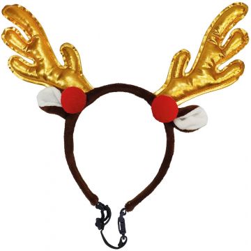 NOBBY Bentiţă pentru câini, cu corniţe de Ren, ediţie Crăciun, 15 cm