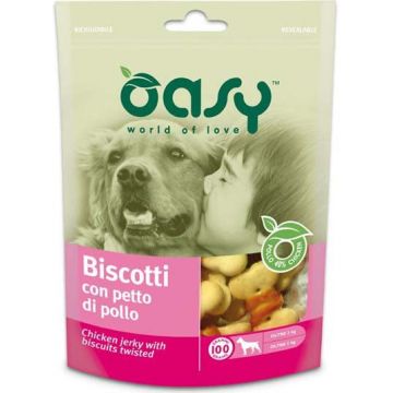 OASY Delicatese pentru câini Biscuiţi cu Pui 100g