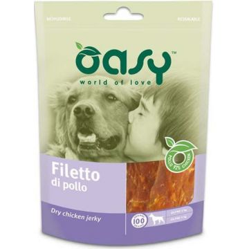 OASY Delicatese pentru câini File deshidratat de Pui 100g