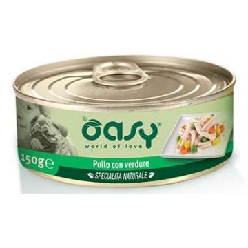 OASY Specialita' Naturali Conservă pentru câini, cu Pui şi Legume 150g