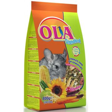 OLA Standard + Vitamins Hrană completă pentru şinşila 800g
