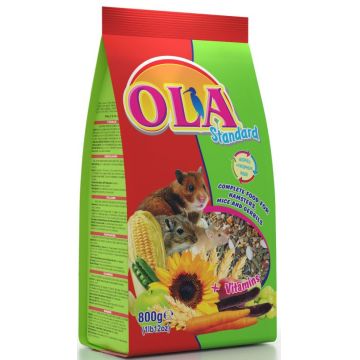 OLA Standard + Vitamins Hrană completă pt hamsteri, şoricei şi gerbili 800g