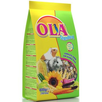 OLA Standard + Vitamins Hrană completă pt Porcuşori de Guineea 800g