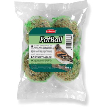 PADOVAN FAT BALL Hrană pentru păsări sălbatice, sub formă de bilă 4 bucăţi, 350g