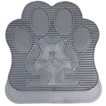 PAWISE Covoraş din plastic pentru litieră, formă lăbuţă 39x32cm