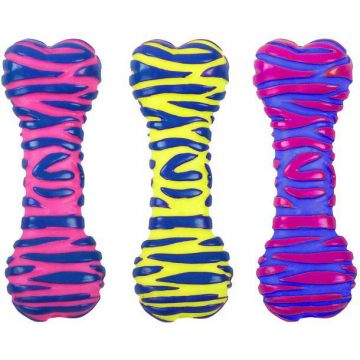 PAWISE Jucărie pentru câini, din vinilin, în formă de Os 16cm