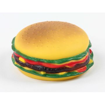 PAWISE Jucărie pentru câini Hamburger, din vinilin, 13x12x4,5cm
