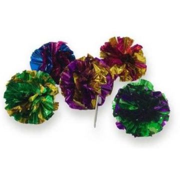 PAWISE Jucărie pentru pisici Minge Crinkle, 5 cm diametru