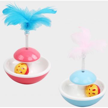 PAWISE Jucărie pentru pisici Tumbler, diverse culori