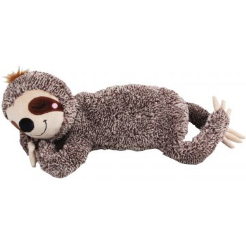 PAWISE Jucărie scârţâitoare din pluş pentru câini, Leneş, 55x23x13cm